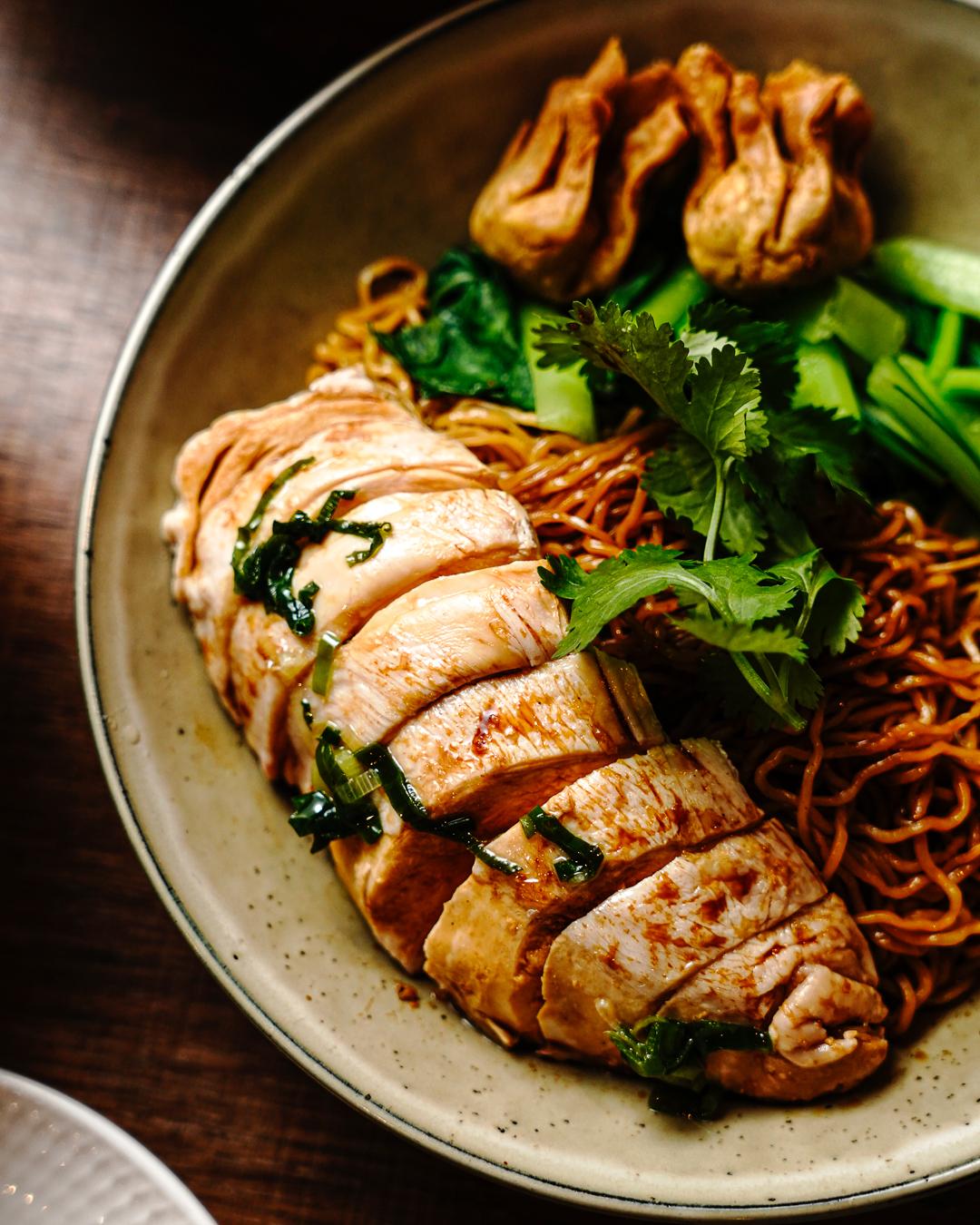 Hainan Chicken Tossed Noodles
